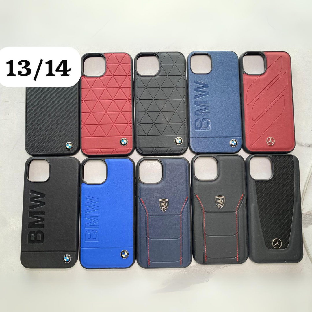 SPORTS CAR (BMW,Ferrari,Mercedes) Leather Case for iPhone 13