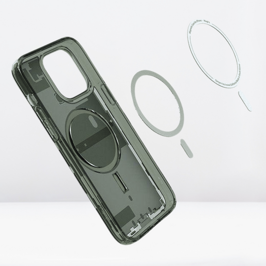 Haptic Engine Zero One Ultra Hybrid Magfit Back Case for iPhone 15 Series (BLACK)