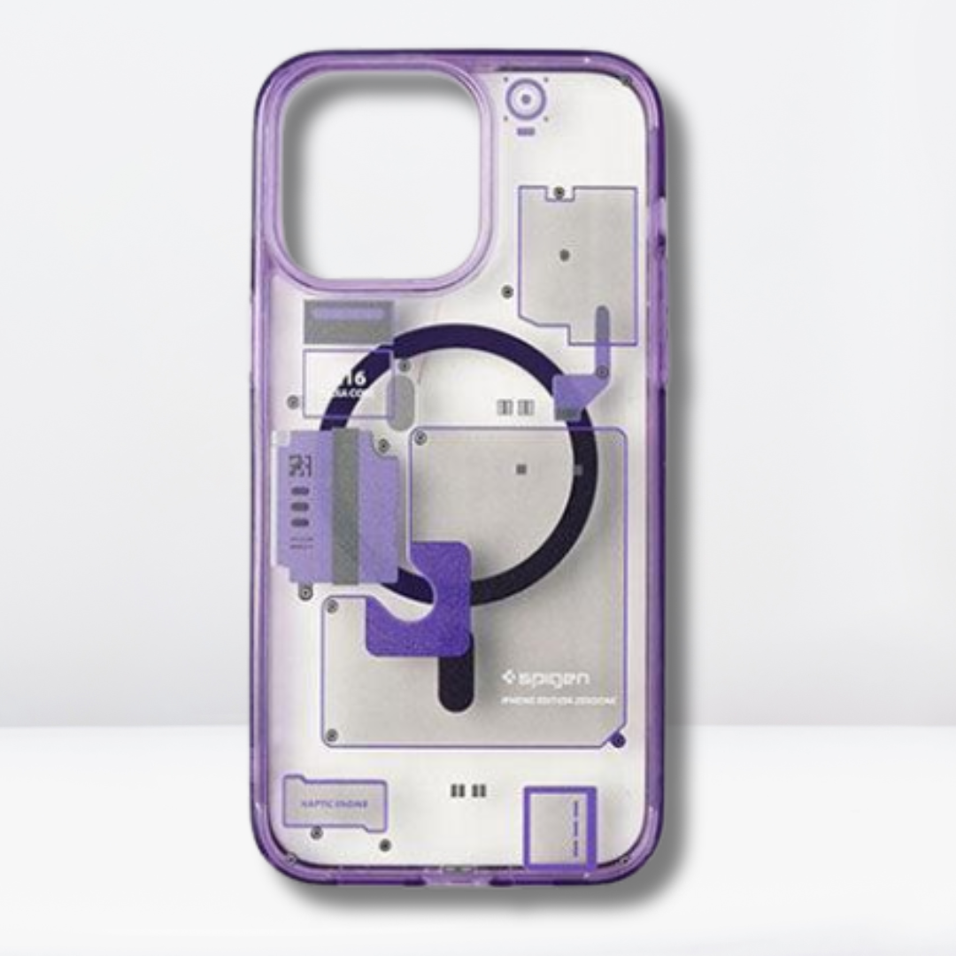 Spigen Ultra Hybrid Zero One Black MagSafe Case - For iPhone 15 Pro