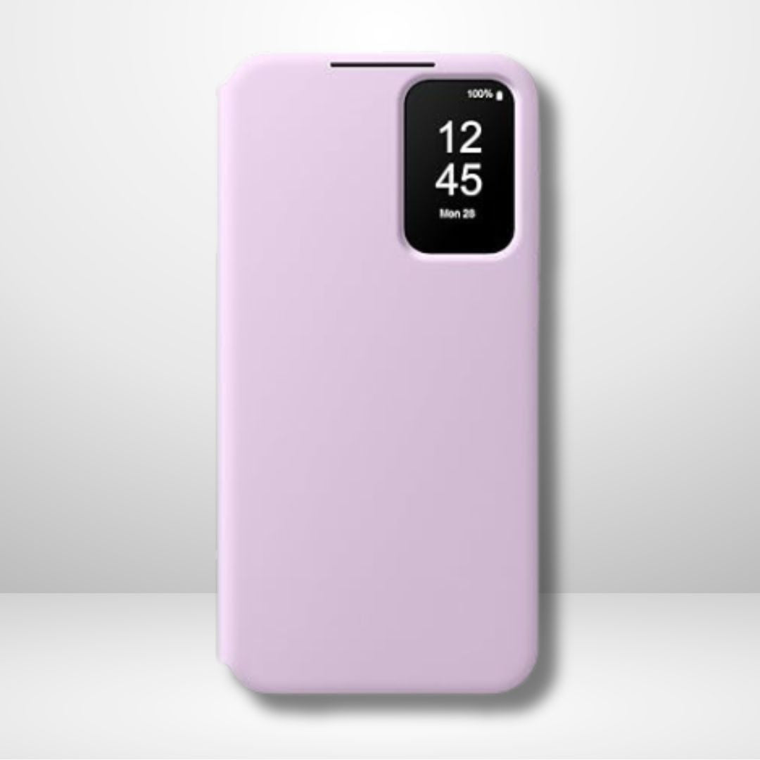 Samsung Galaxy A35 5G Smart S-View Window Flip Wallet Leather Case (LAVENDER)