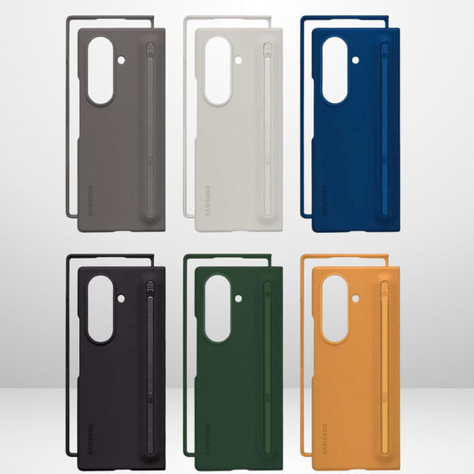 Samsung Logo Slim S-Pen Case with Camera Metal Ring & Front Glass for Galaxy Z Fold7