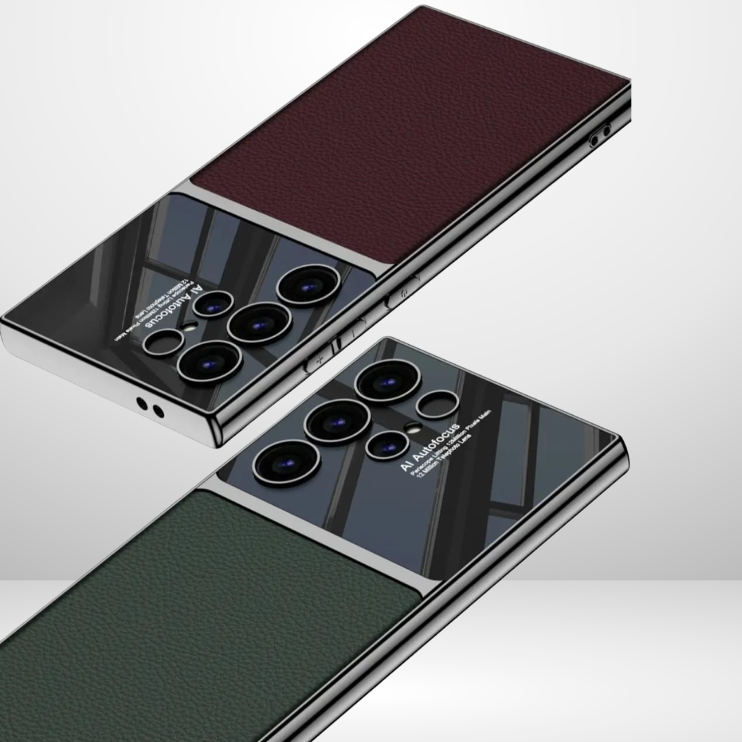 Samsung OG Leather Glass Series Case for S-24 ULTRA