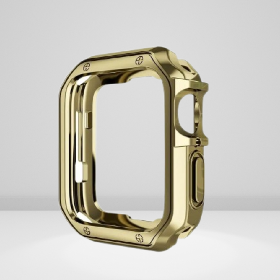 Vintage Stainless Steel iWatch Strap (Gold)