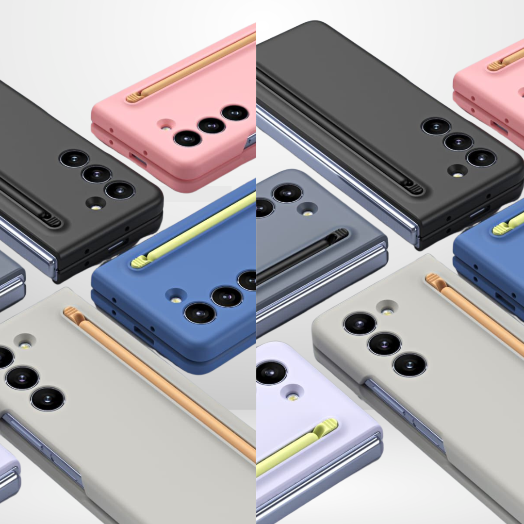 Silicone Case with Bullet Pen series for Samsung Galaxy Fold 5 (Without Glass)