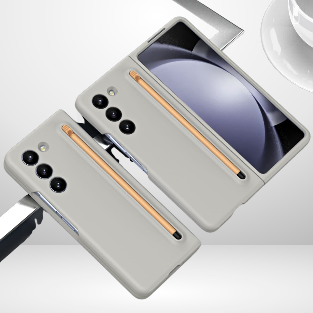 Silicone Case with Bullet Pen series for Samsung Galaxy Fold 5 (Without Glass)