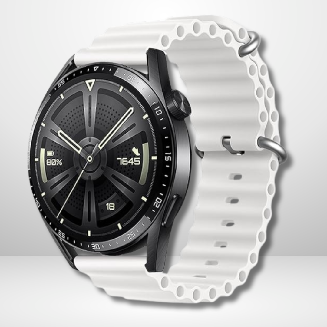 Silicone Ocean Sport Watch Straps for Smart Watch 22 MM