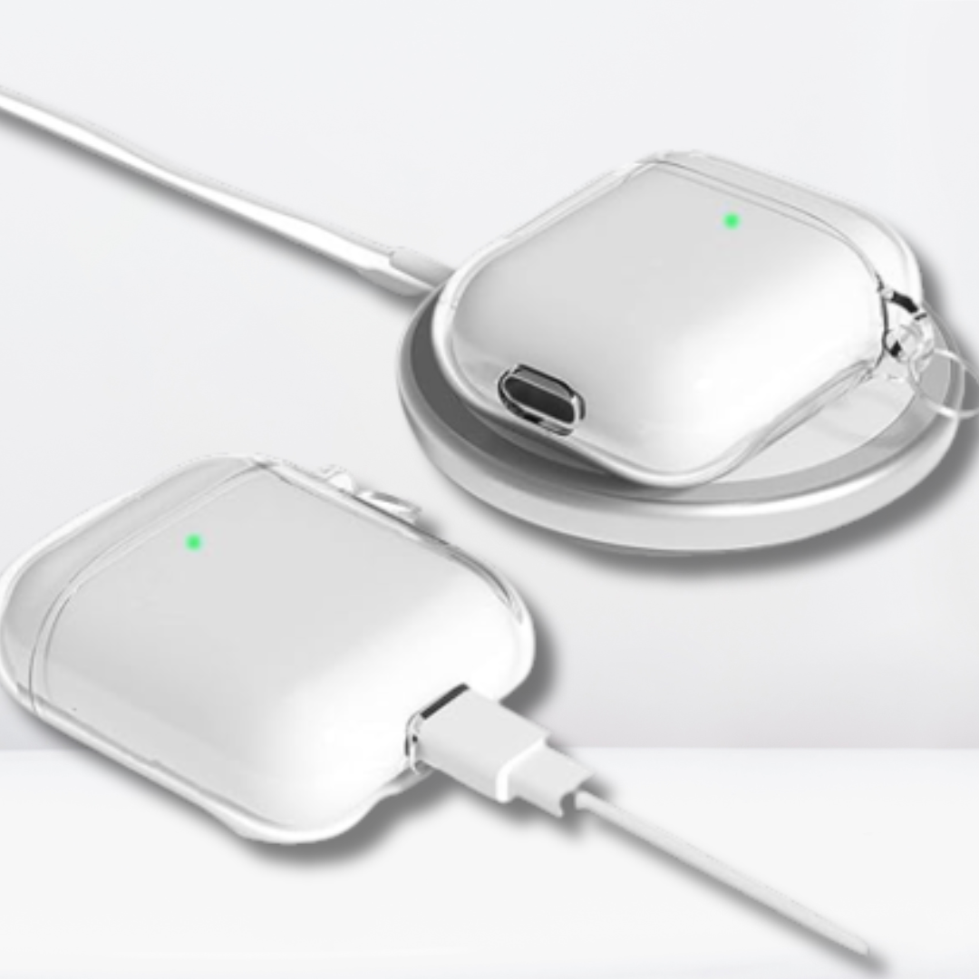 Silicone Transparent Clear AirPod 1/2 Case