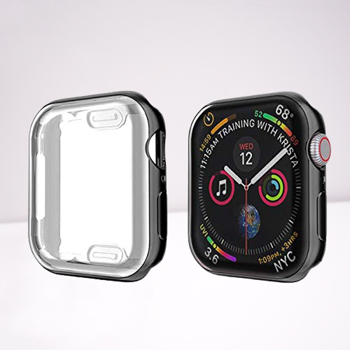 Silicone Watch Case Cover with Screen Protector 45 MM