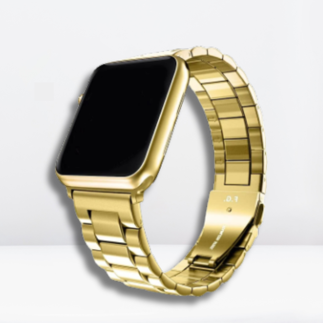 Slim Stainless Steel High-Quality iWatch Strap (Gold)