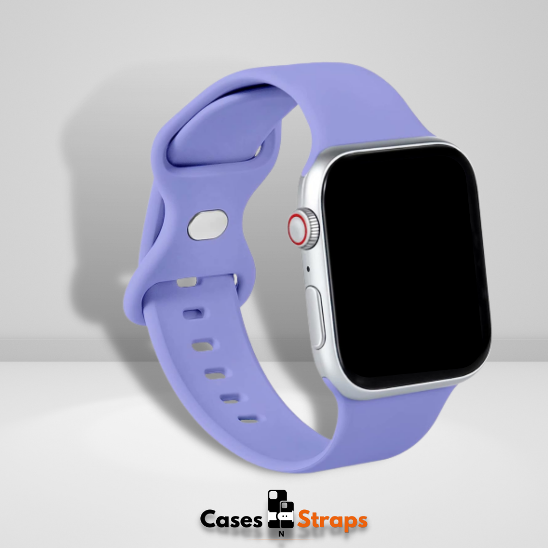 Soft Silicone iWatch Strap Lavender Color