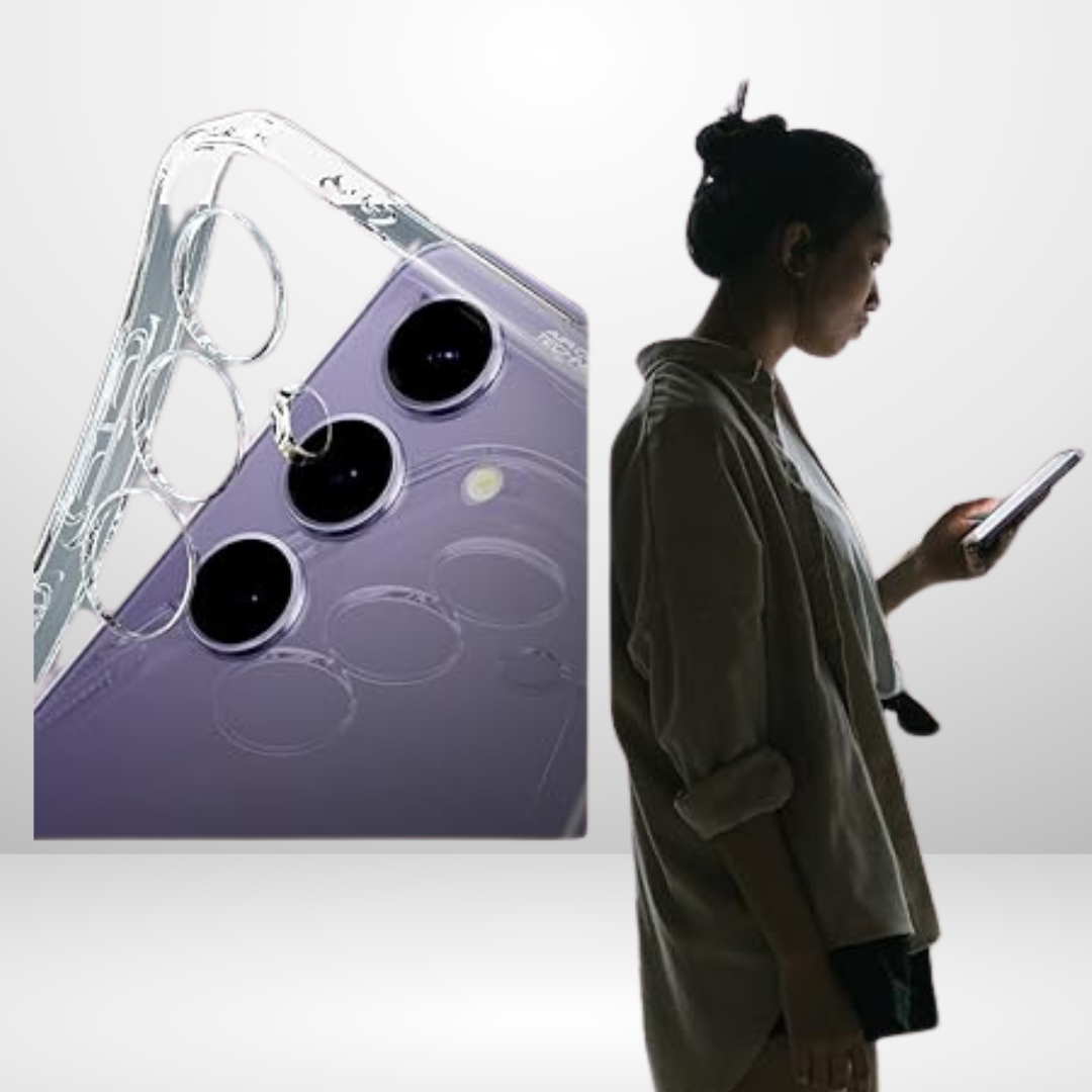 S pigeon Liquid Crystal Back Case Samsung S24+ / S24 /S24 Ultra (TPU | Crystal Clear)