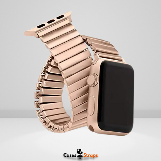 Stainless Steel Stretchable iWatch Strap Only Rose Gold Color