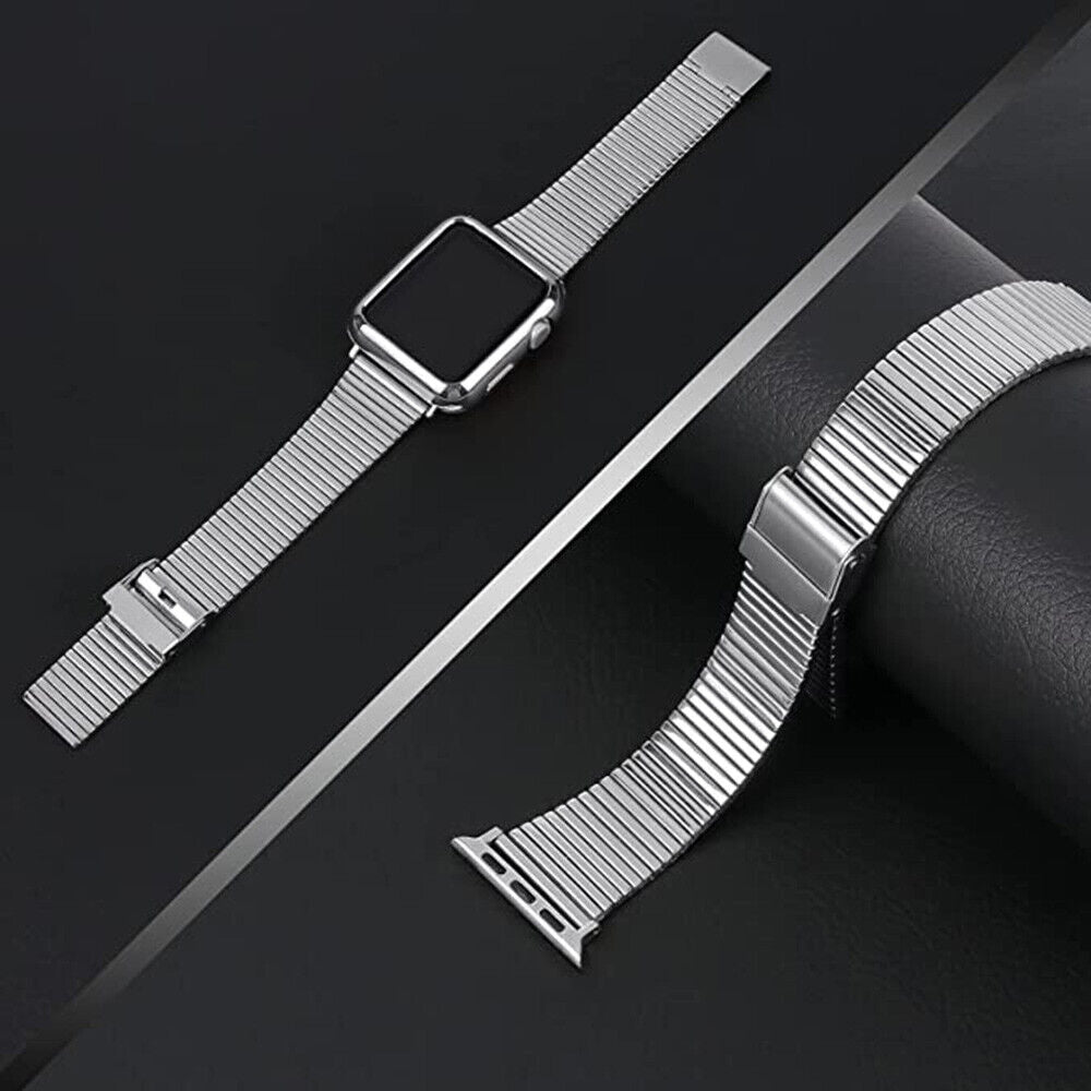 Link Bracelet Stainless Steel iWatch Silver Color