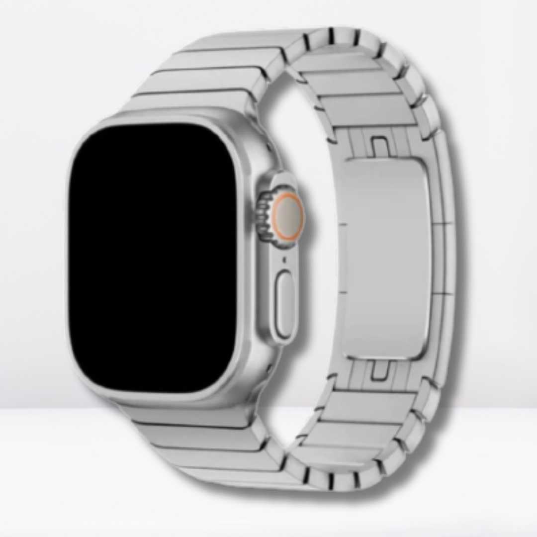 Straight Look Stainless Steel iWatch Band for 42/44/45/49 MM