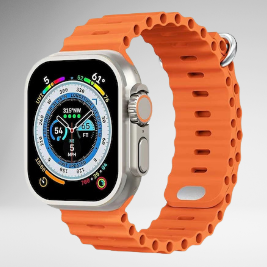 T800 Ultra Unisex Smart Watch with 1 silicone straps