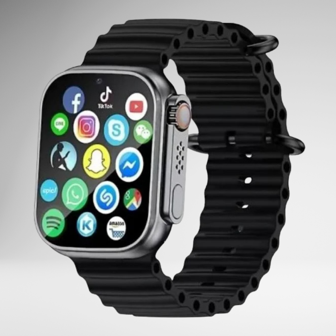 T800 Ultra Unisex Smart Watch with 1 silicone straps