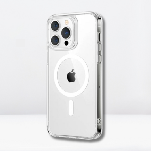 Transparent MagSafe Case for iPhone 12 Series (TPU + Poly Carbonate | Crystal Clear)