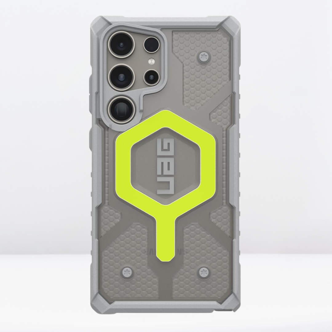 UAG Pathfinder MagSafe Case for Samsung Galaxy S25 & S25 Ultra ( Neon Green )