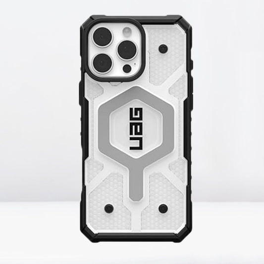 UAG Pathfinder MagSafe Case for iPhone 16 (Smoke Ice)