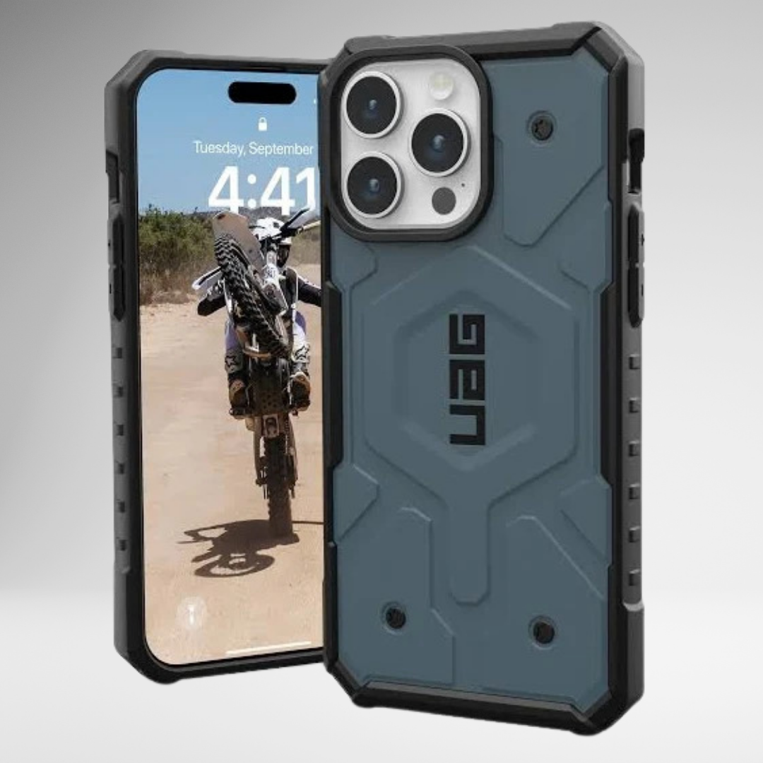 UAG Pathfinder MagSafe Case for iPhone 16 Series (Mallard Blue)