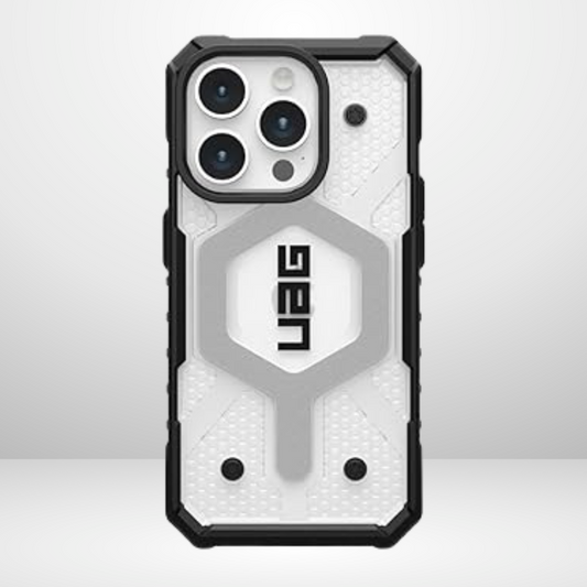 UAG Pathfinder MagSafe, Slim Fit Rugged Protective Case for iPhone 15 Series (ICE)