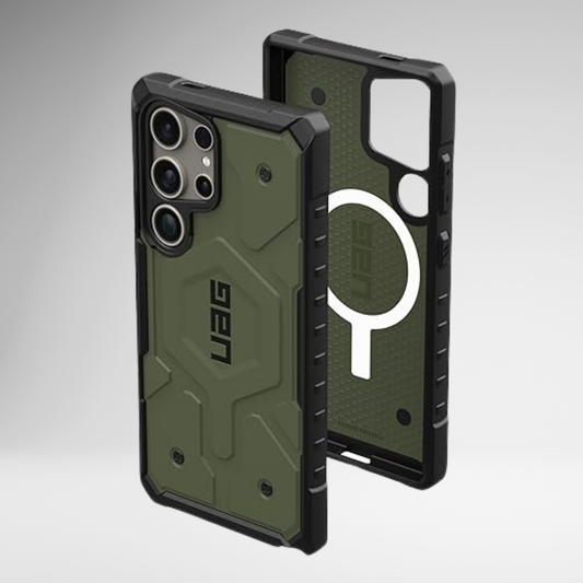 UAG Pathfinder Magsafe Case for the Samsung Galaxy S24 Ultra/S25 Ultra (Olive)