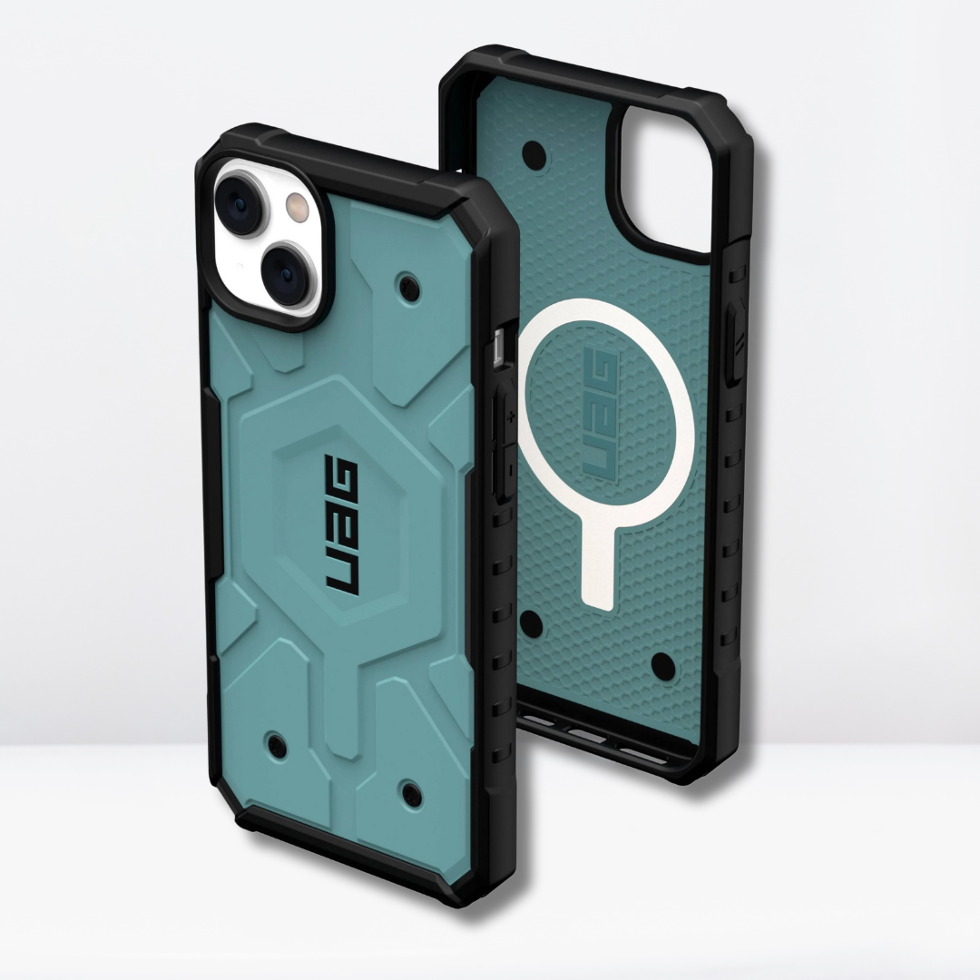 UAG Pathfinder with MagSafe Rugged Protection Case for iPhone 15 Pro (Sierra Blue)