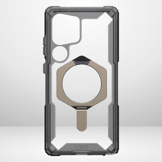 UAG Plasma XTE Stand MagSafe ,Rugged Protective Case for S24 Ultra (Natural Titanium/Black)