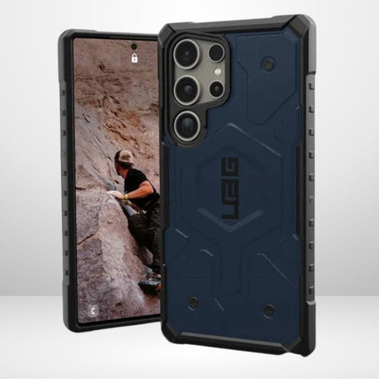 UAG Pathfinder Magsafe Case for the Samsung Galaxy S24 Ultra/S25 Ultra (Navy Blue)
