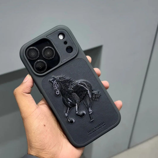 US POLO Boris Club Series Leather Case for iPhone 17 Series (BLACK)