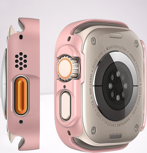 Ultra Hard Watch Case 49 MM (Baby Pink)