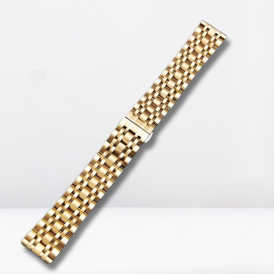 Vintage Stainless Steel iWatch Strap (Gold)