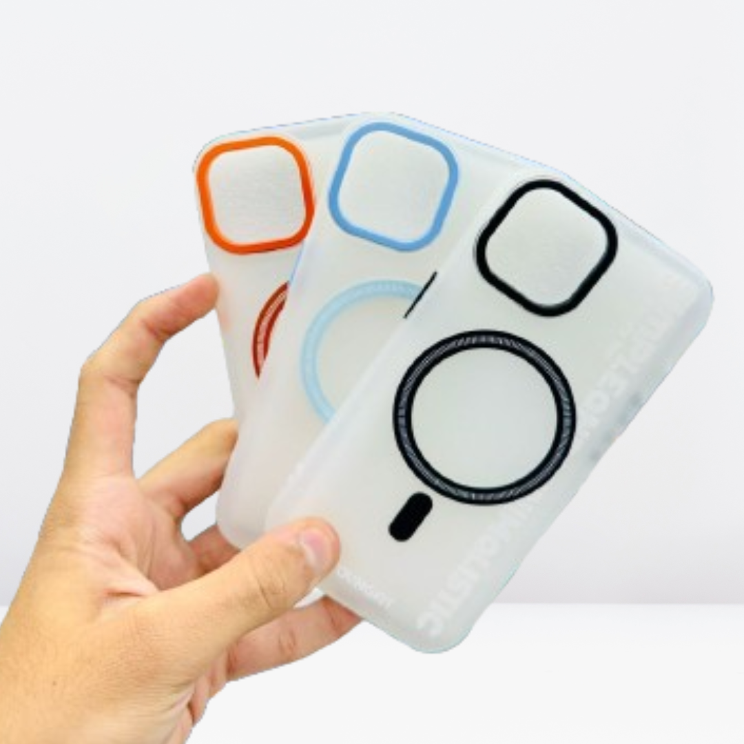 YOUNG KIT Colored MagSafe Charging Support Cases for iPhone 15 Series