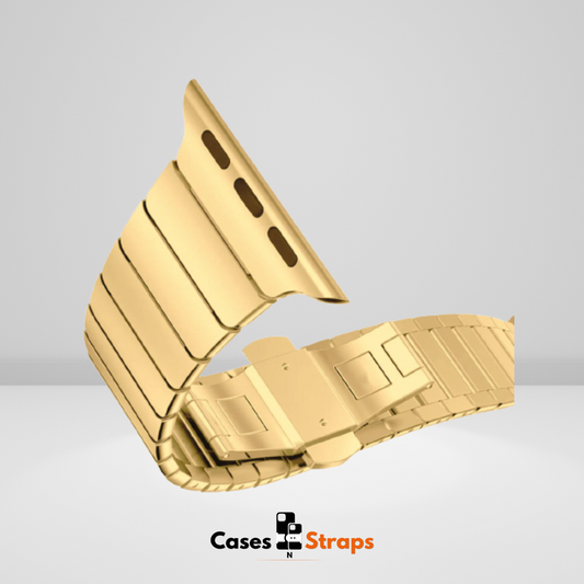Link Bracelet Stainless Steel iWatch Gold Color