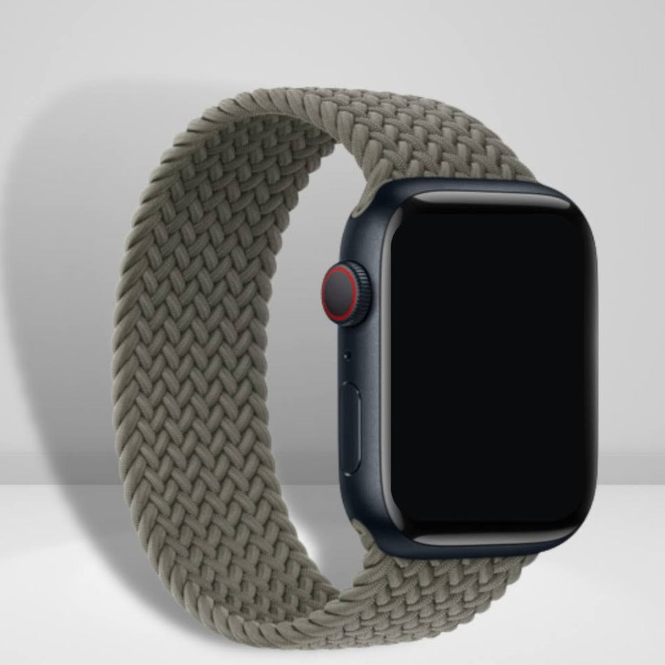 Braided Solo Loop Watch Strap Olive Color