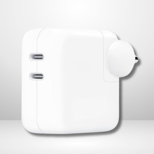 35W Dual USB-Type C Port Power Fast charging Adapter (White)