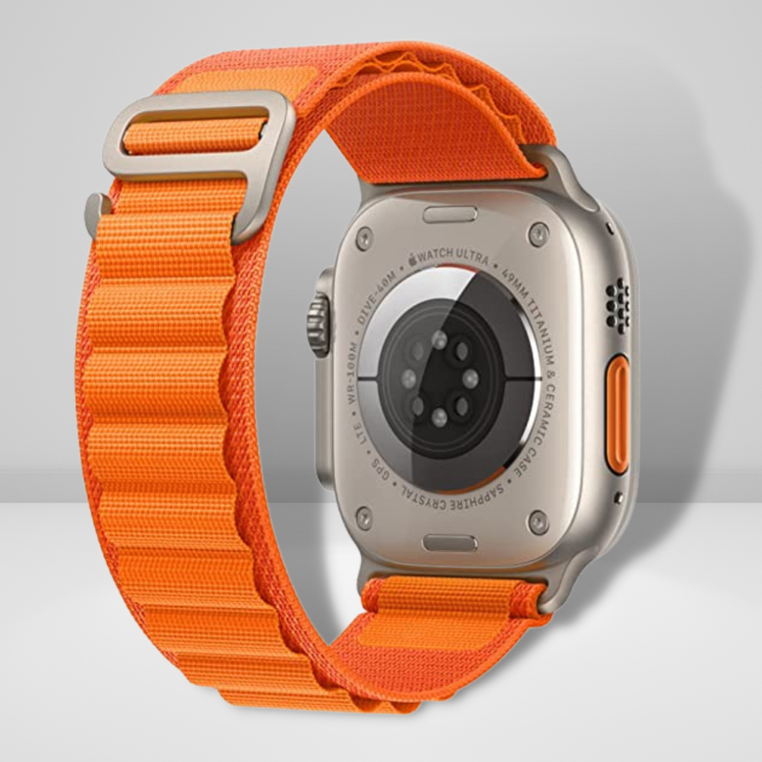 Alpine Loop G Hook Watch Strap Orange Color (Watch Not Included)