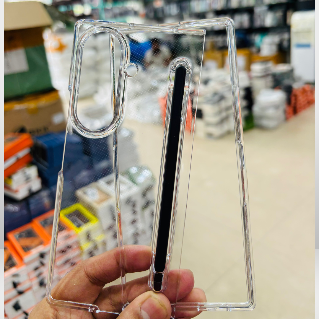 Anti-Yellow Crystal Clear with S Pen Case for Samsung Galaxy Z Fold8 Ultra