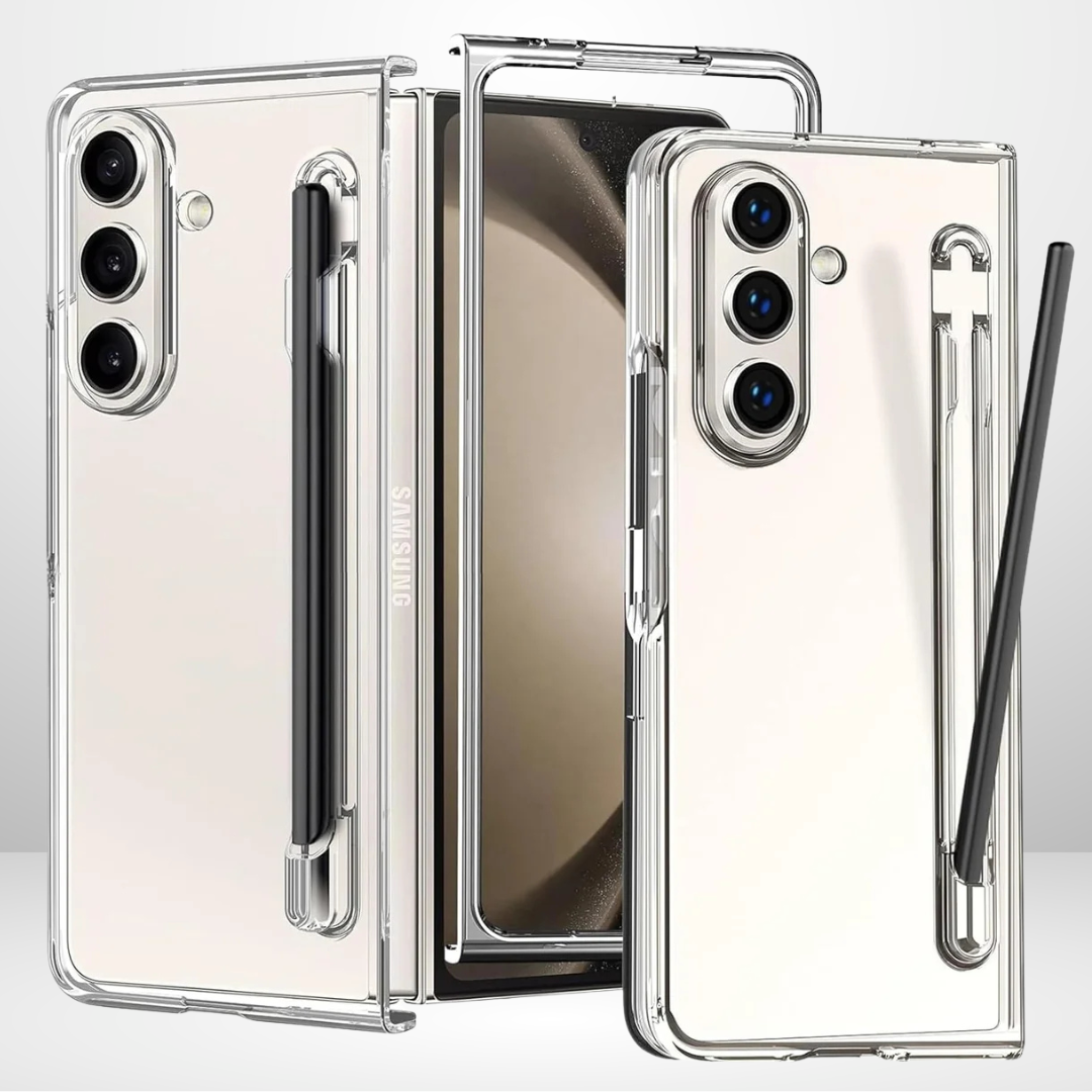 Anti-Yellow Crystal Clear with S Pen Case for Samsung Galaxy Z Fold8 Ultra