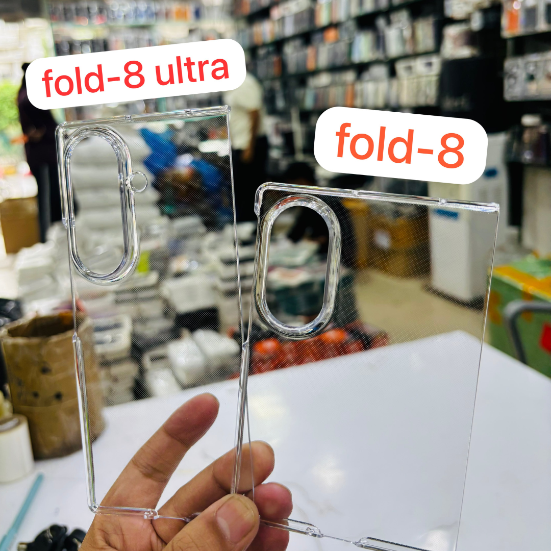 Anti-Yellow PC Clear Case for Samsung Galaxy Z Fold8 Ultra &amp; Galaxy Z Fold8 Wide