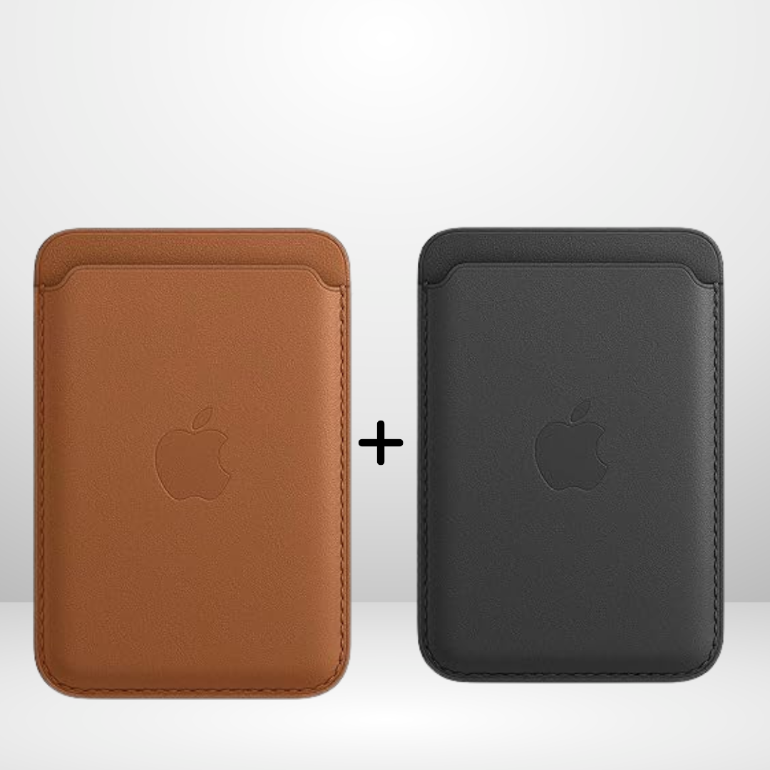 BUY 1 GET 1 Magnetic Leather IC MagSafe Wallet for iPhone.