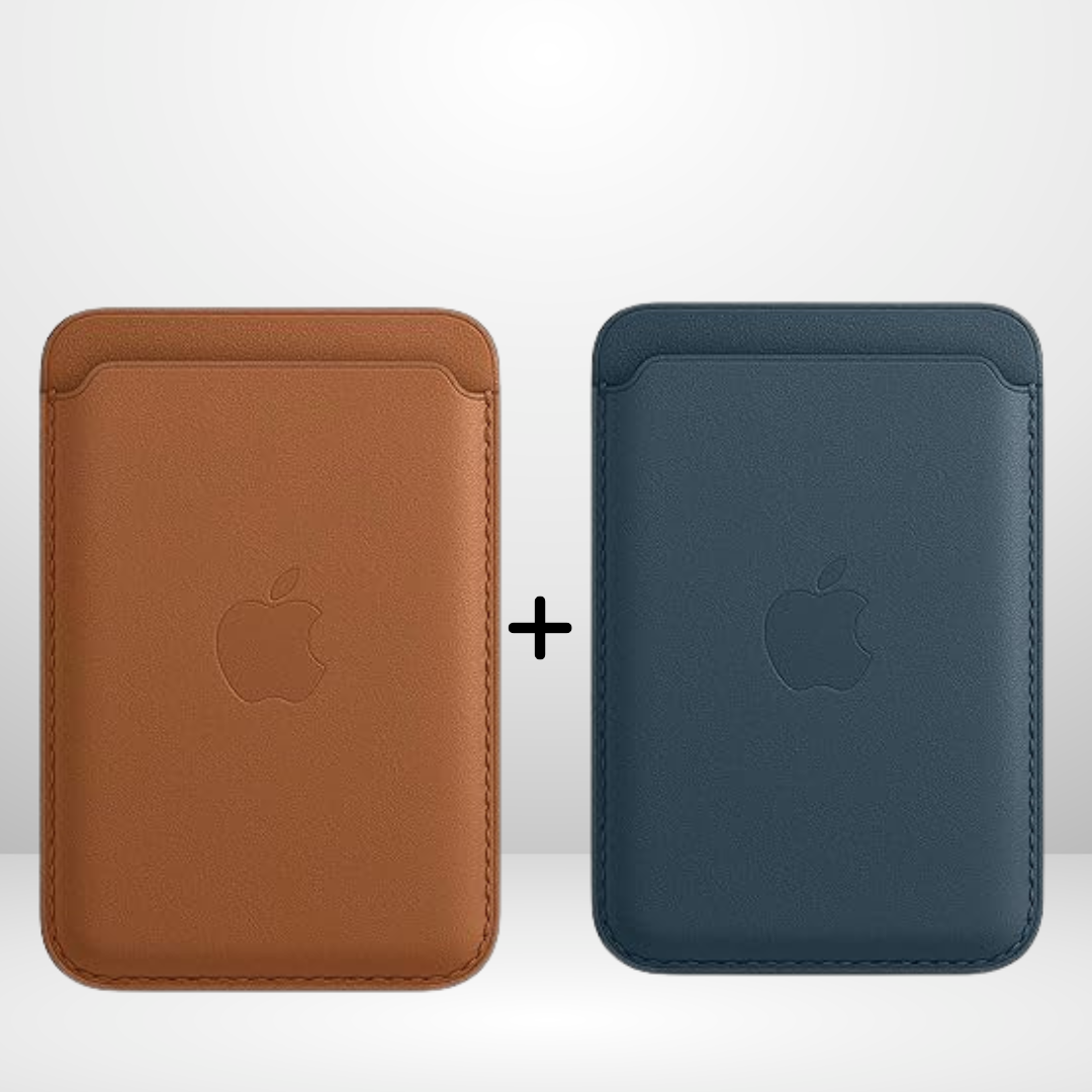 BUY 1 GET 1 Magnetic Leather IC MagSafe Wallet for iPhone.