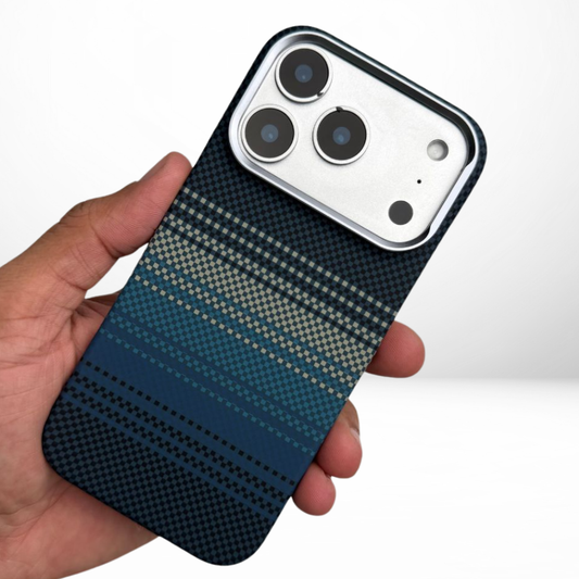 Carbon Fiber Kevlar Texture Case with MagSafe for iPhone 16/17 Series