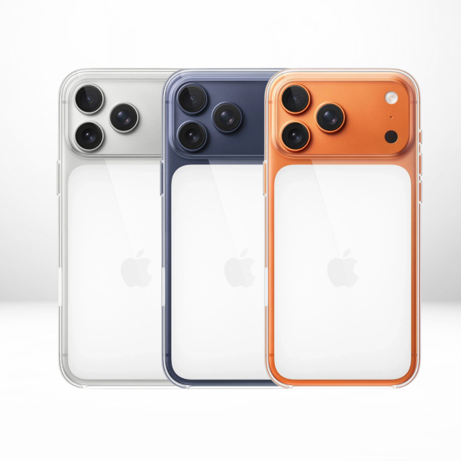 Crystal Clear IC MagSafe Case with camera button for iPhone 17 Series