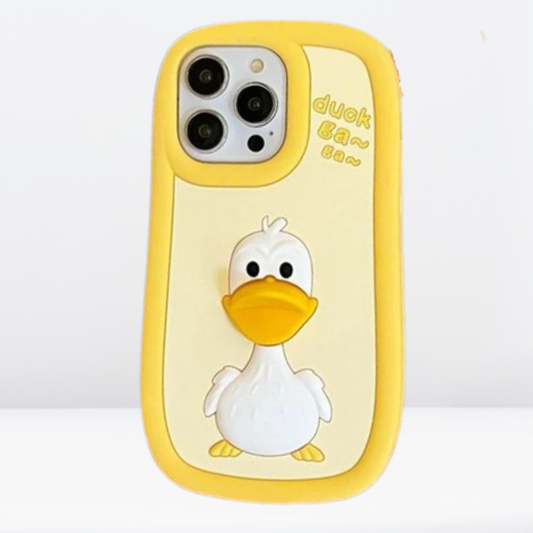 Cute 3D Duck Silicone Case for iPhone 12/13 Series