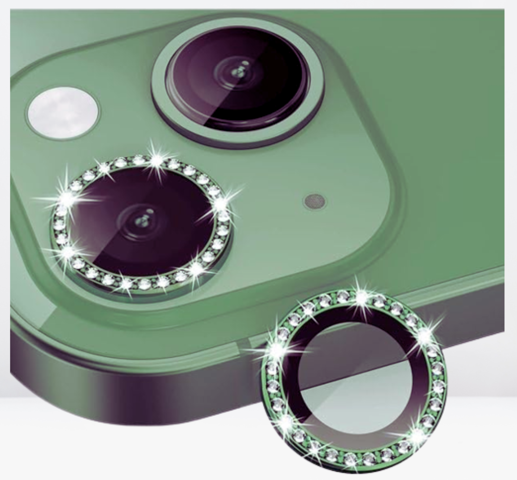 Diamond Metal Camera Lens Protector for iPhone 13 Mini