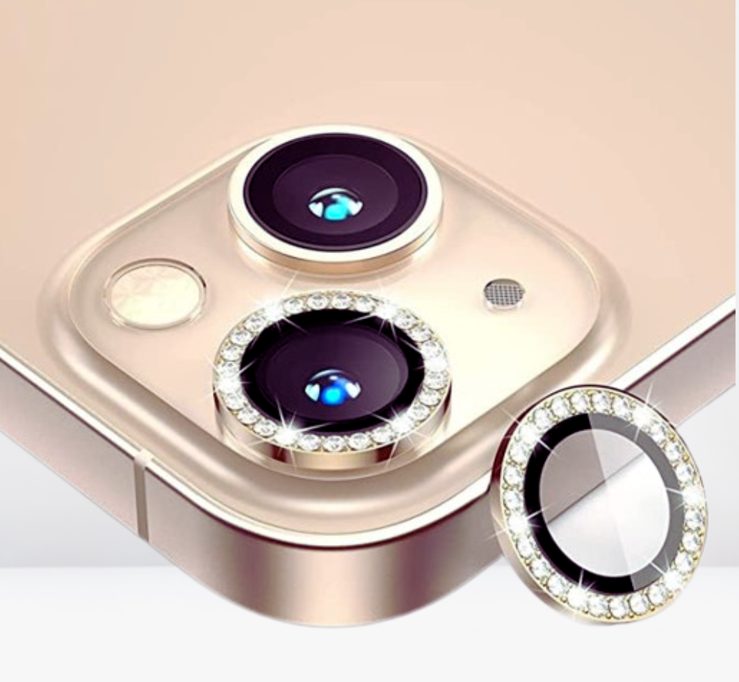 Diamond Metal Camera Lens Protector for iPhone 13 Mini