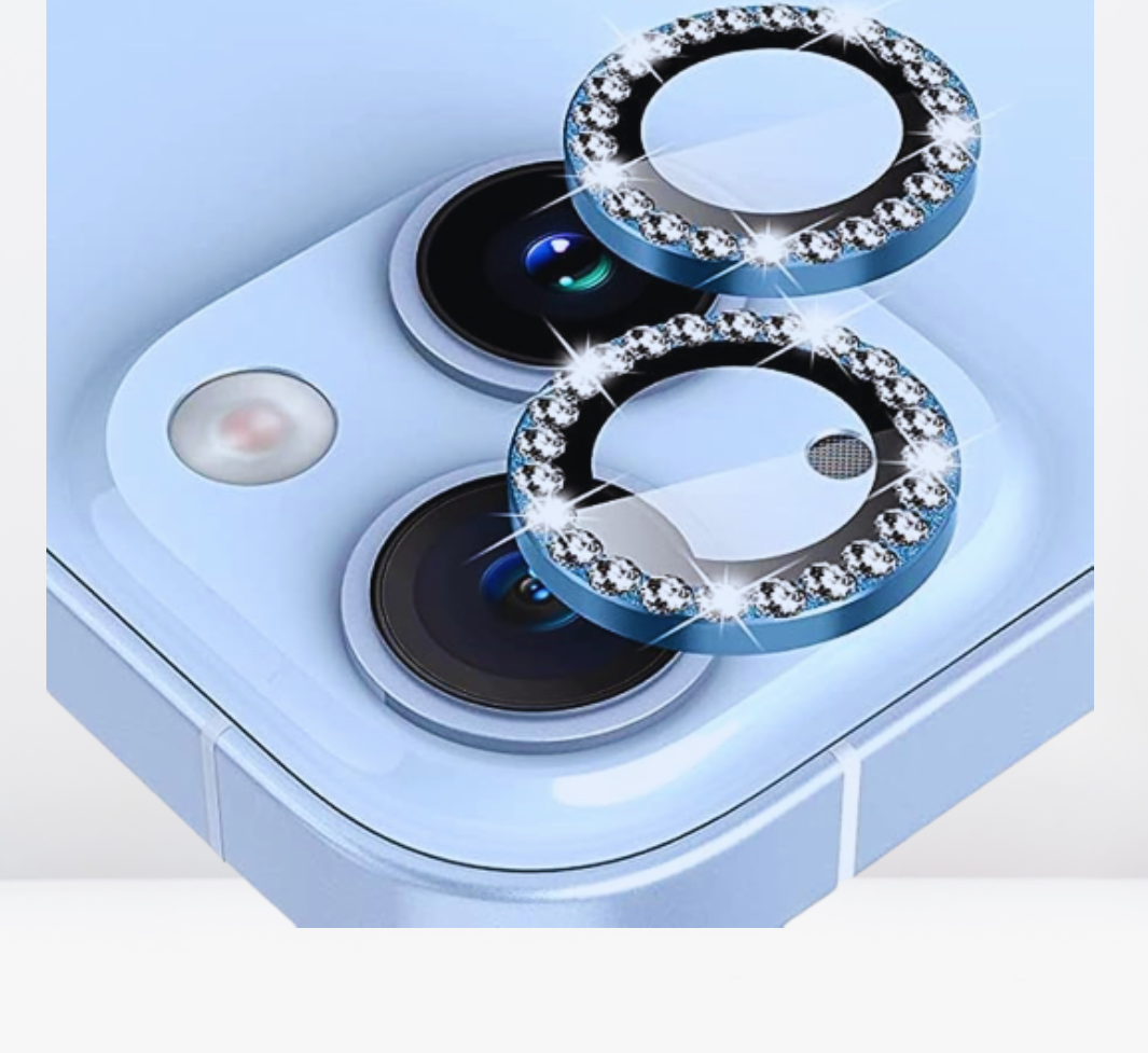 Diamond Metal Camera Lens Protector for iPhone 14 Mini