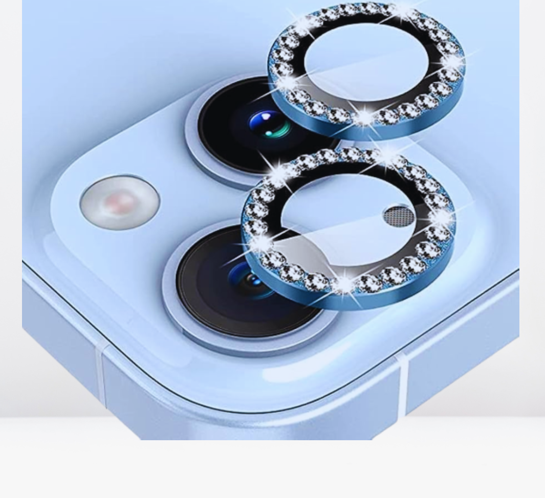 Diamond Metal Camera Lens Protector for iPhone 14