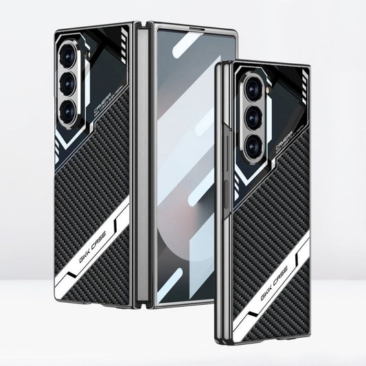 G.K.K Electroplated Sport Design Case With Front Glass for Samsung Galaxy Z Fold 5